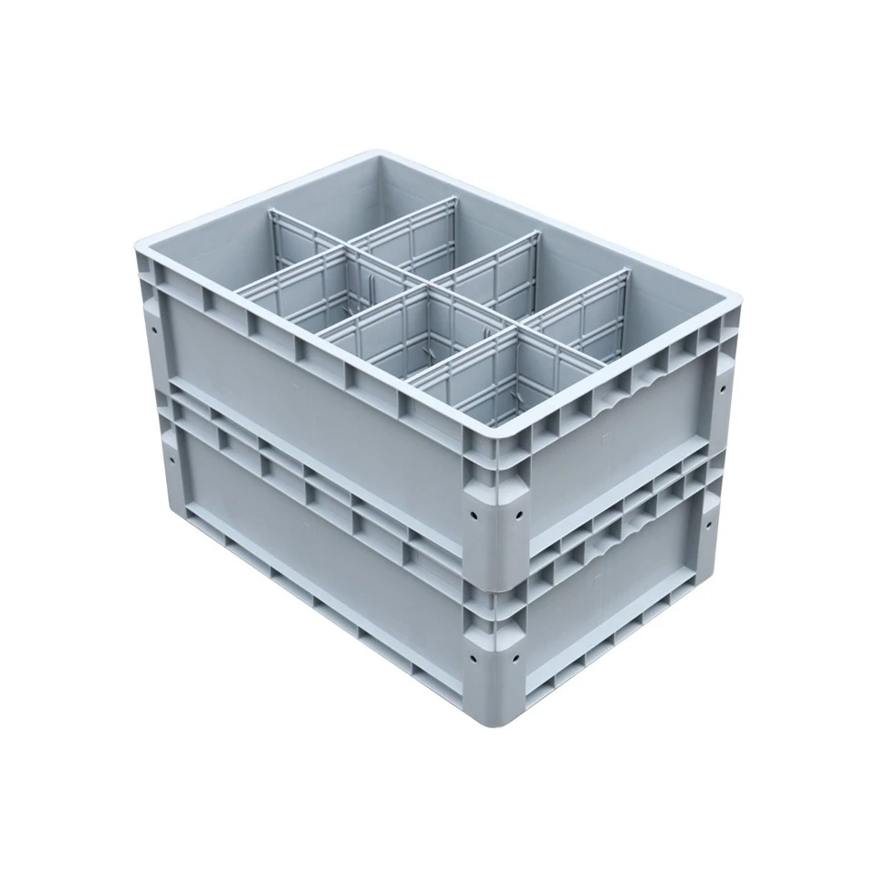 600*400*200mm AS/RS Warehouse Plastic Turnover Box high quality